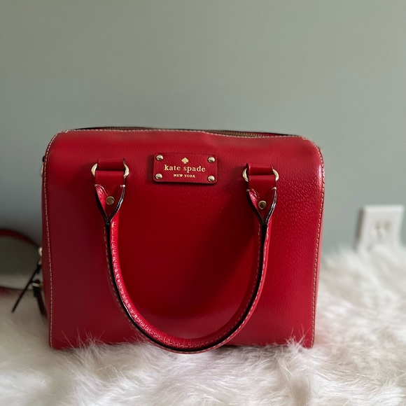 Kate Spade Red Bag - Picture 1 of 4